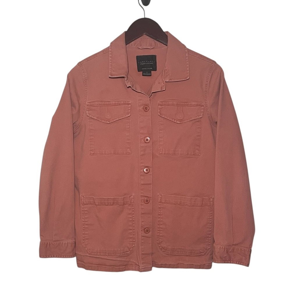 Sanctuary•2 PC Dusty Rose Utility Jacket + Dress - Picture 4 of 11